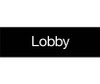 Engraved - Lobby - 3X10 -Black - 2Ply Plastic - EN12BK