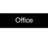 Engraved - Office - 3X10 - Black - 2Ply Plastic - EN16BK