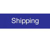 Engraved - Shipping - 3X10 - Blue - 2Ply Plastic - EN20BL