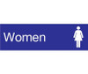 Engraved - Women - Graphic - 3X10 - Blue - 2Ply Plastic - EN24BL