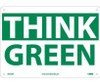 Think Green - 10X14 - Rigid Plastic - ENV33RB