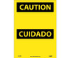 Caution: (Header Only) (Bilingual) - 14X10 - PS Vinyl - ESC1PB