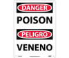 Danger: Poison Bilingual - 14X10 - .040 Alum - ESD463AB