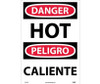 Danger: Hot (Bilingual) - 20X14 - PS Vinyl - ESD51PC