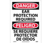 Danger: Ear Protection Required - Bilingual - 14X10 - PS Vinyl - ESD687PB