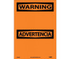 Warning Advertencia Blank - Bilingual - 14X10 - PS Vinyl - ESW1PB
