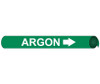Pipemarker Strap-On - Argon W/G - Fits 6"-8" Pipe - F4005