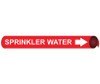 Pipemarker Strap-On - Sprinkler Water W/R - Fits 6"-8" Pipe - F4096