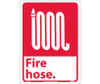 Fire Hose (W/Graphic) - 14X10 - Rigid Plastic - FGA1RB