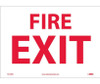 Fire Exit - 10X14 - PS Vinyl - FX120PB