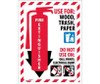 Fire Extinguisher Pictorial Class Marker - 12X9 - PS Vinyl - FXPMBCP