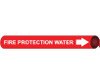 Pipemarker Strap-On - Fire Protection Water W/R - Fits 8"-10" Pipe - G4043