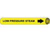 Pipemarker Strap-On - Low Pressure Steam B/Y - Fits 8"-10" Pipe - G4069