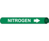 Pipemarker Strap-On Nitrogen W/G Fits 8"-10" Pipe