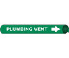 Pipemarker Strap-On - Plumbing Vent W/G - Fits 8"-10" Pipe - G4083