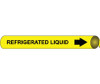 Pipemarker Strap-On - Refrigerated Liquid B/Y - Fits 8"-10" Pipe - G4089
