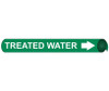 Pipemarker Strap-On - Treated Water W/G - Fits 8"-10" Pipe - G4106