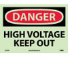 Danger: High Voltage Keep Out - 10X14 - PS Vinylglow - GD139PB