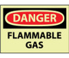 Danger: Flammable Gas - 10X14 - PS Vinylglow - GD276PB