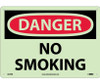 Danger No Smoking 10X14 Rigid Plasticglow