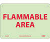 Fire - Flammable Area - 7X10 - Rigid Plasticglow - GL125R