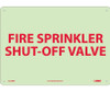 Fire - Fire Sprinkler Shut-Off Valve - 10X14 - PS Vinylglow - GL160PB