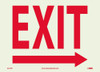 Exit (With Right Arrow) 10X14 Ps Glow