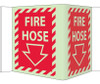 Fire Visi Fire Hose 5.75X8.75 Acrylicglow