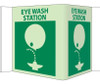 Visi Eye Wash Station 5.75X8.75 Acrylicglow