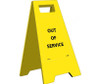 Heavy Duty Floor Sign - Out Of Service - 24.63X10.75 - HDFS209