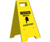 Heavy Duty Floor Sign - Caution Watch Your Step - 24.63X10.75 - HDFS213