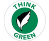 Think Green (Graphic) - 2Dia - PS Vinyl - Pack of 25 - HH97