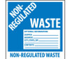 Labels - Non Regulated Waste - 6X6 - PS Paper - 500/Roll - HW9AL