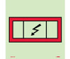 Imo - Symbol - Emergency Switchboard - 6X6 - Glow Vinyl Laminated - IMO134P