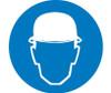 Label - Graphic For Wear Head Protection - 2In Dia - PS Vinyl - ISO203AP