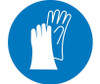 Label - Graphic For Wear Hand Protection - 2In Dia - PS Vinyl - ISO204AP