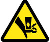 Label - Graphic For Crush Hazard - 2In Dia - PS Vinyl - ISO244AP