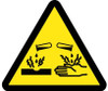Label - Graphic For Corrosive / Acid Hazard - 2In Dia - PS Vinyl - ISO251AP
