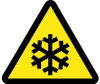 Label - Graphic For Low Temperature Hazard - 2In Dia - PS Vinyl - ISO262AP