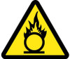 Label - Graphic For Oxidizing Materials Hazard - 2In Dia - PS Vinyl - ISO267AP