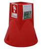 Jobsite Caddy Base Station Only - 29" X 26" Diameter - 13 Lbs - 11" Deep Well For 5/10/20 Lb Fire Extinguisher - Red - JSC01