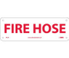 Fire Hose - 4X12 - Rigid Plastic - M12R
