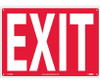 Exit - 10X14 - Rigid Plastic - M718RB