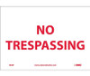 No Trespassing - 7X10 - PS Vinyl - M58P
