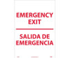 Emergency Exit Bilingual - 20X14 - PS Vinyl - M699PC