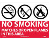 (Graphics) No Smoking Matches Or Open Flames In This Area - 10X14 - PS Vinyl - M722PB