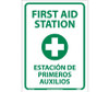 First Aid Station (Graphic) - Bilingual - 14X10 - PS Vinyl - M737PB