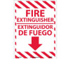 Fire Extinguisher - Bilingual - 14X10 - PS Vinyl - M739PB