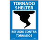 Tornado Shelter (Graphic) - Bilingual - 14X10 - PS Vinyl - M742PB