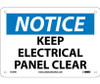 Notice: Keep Electrical Panel Clear - 7X10 - Rigid Plastic - N164R